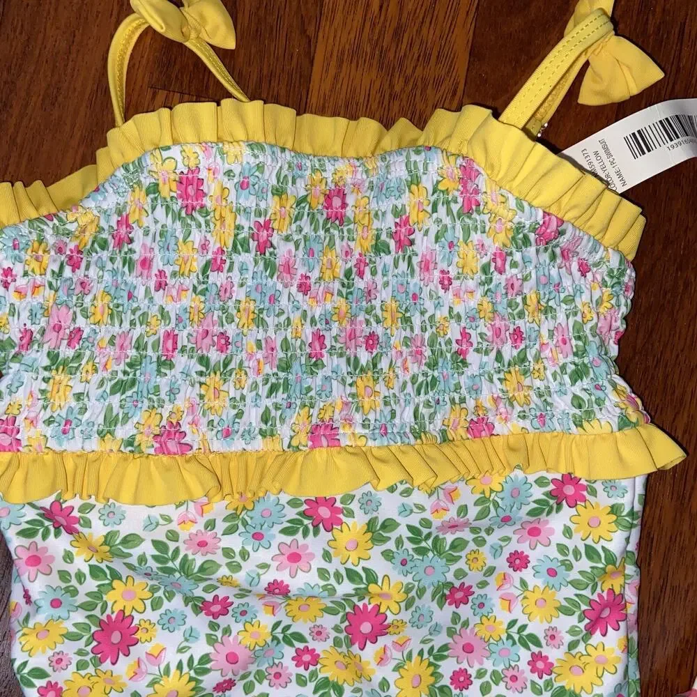 Swimsuit Lot Little Girls Size 4T NWT Nicole Miller Oshkosh UPF 50 NWT !